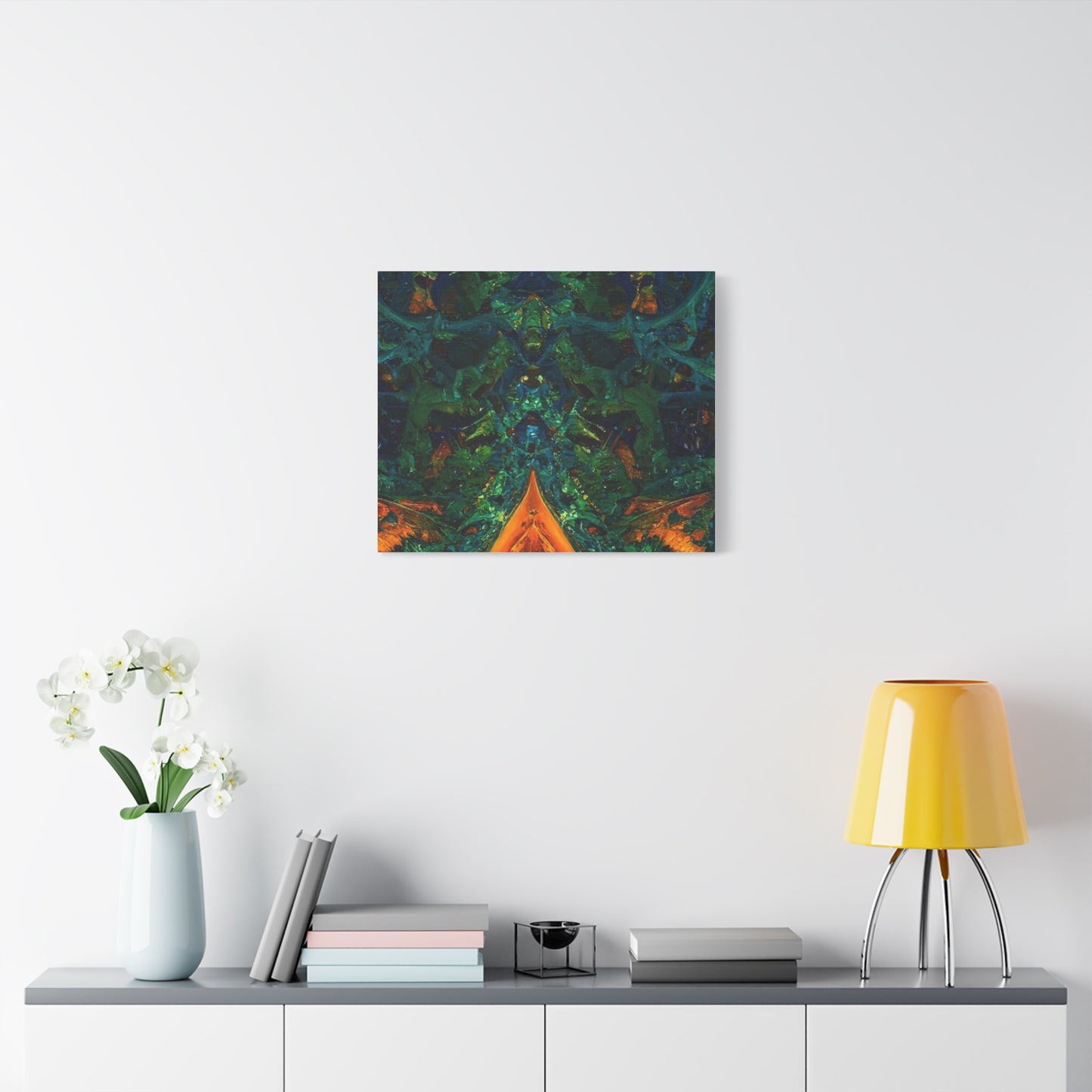 Vibrant Abstract Fractal Art Canvas Print
