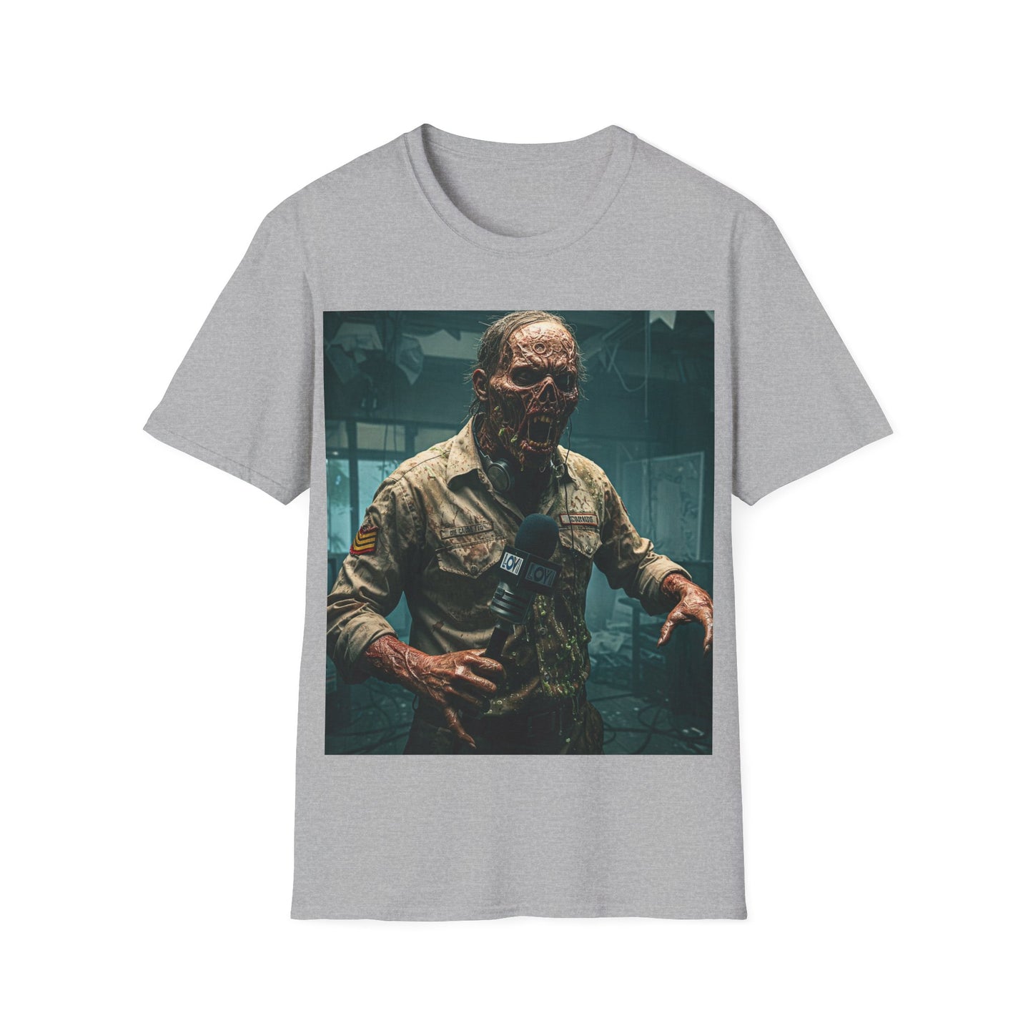 UK - Horror-Inspired Unisex Softstyle T-Shirt - Perfect for Halloween and Horror Fans