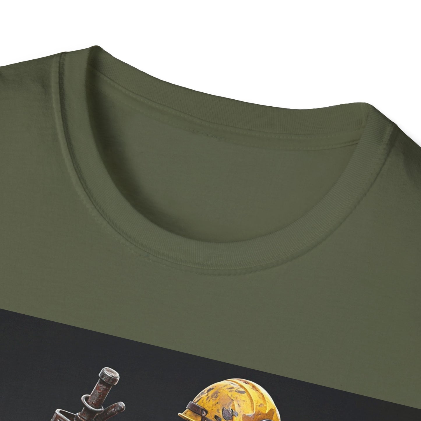 UK - Vintage Mining Themed Unisex Softstyle T-Shirt - Perfect for Adventure Lovers