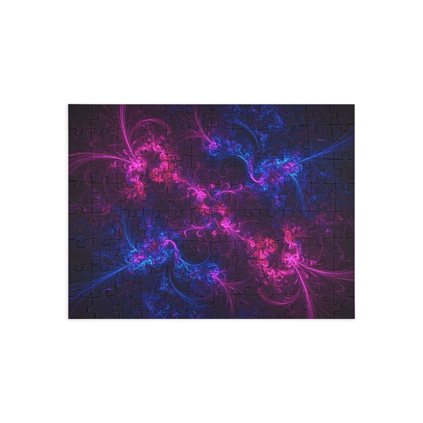 Vibrant Fractal Puzzle - 96, 252, 500, 1000-Piece Options for Relaxation and Fun