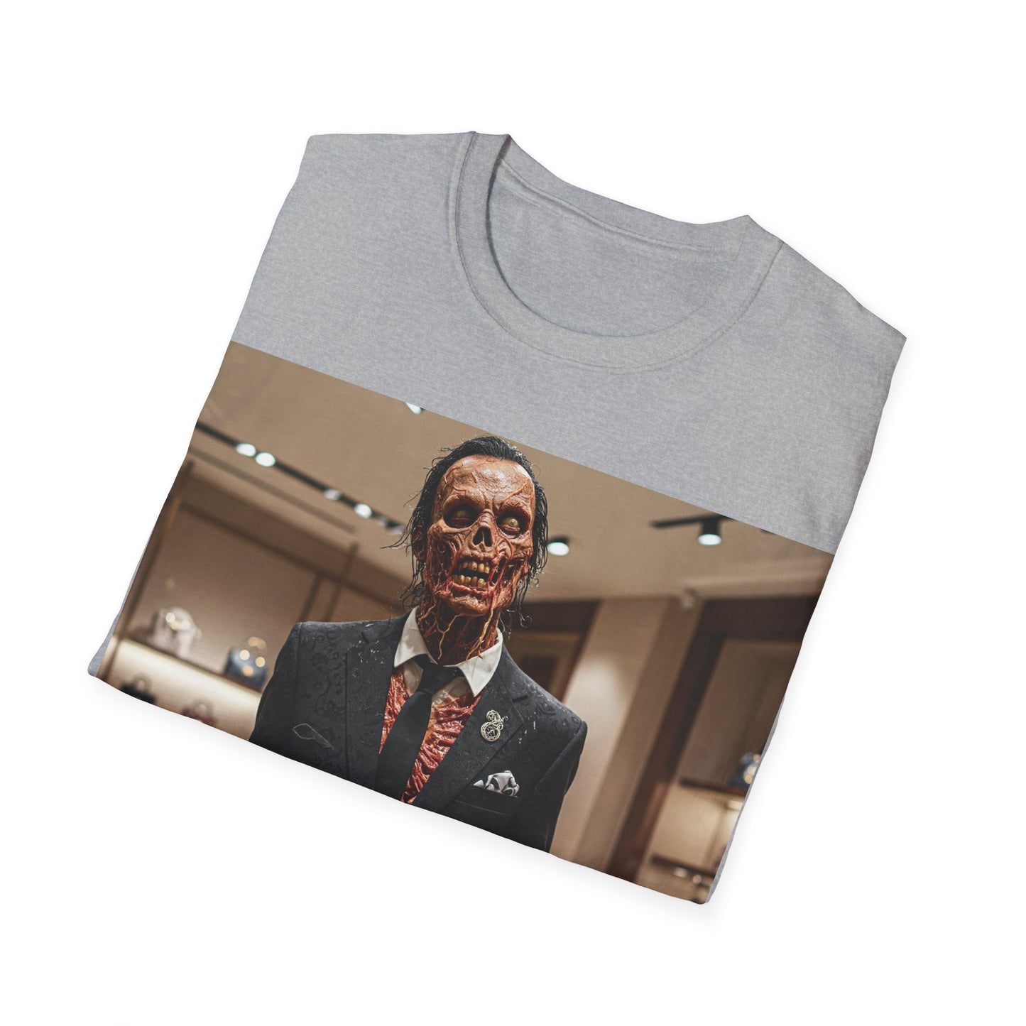 UK - Creepy Vintage Skull T-Shirt for Halloween