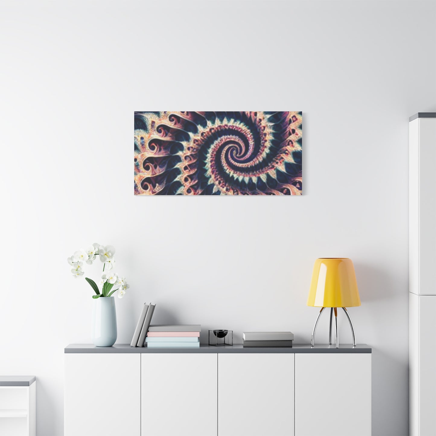 Abstract Spiral Art Canvas Print - Modern Home Decor for Art Lovers