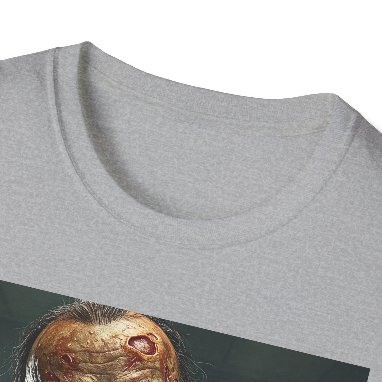Zombie Businessman Unisex Softstyle T-Shirt | Spooky Halloween Apparel