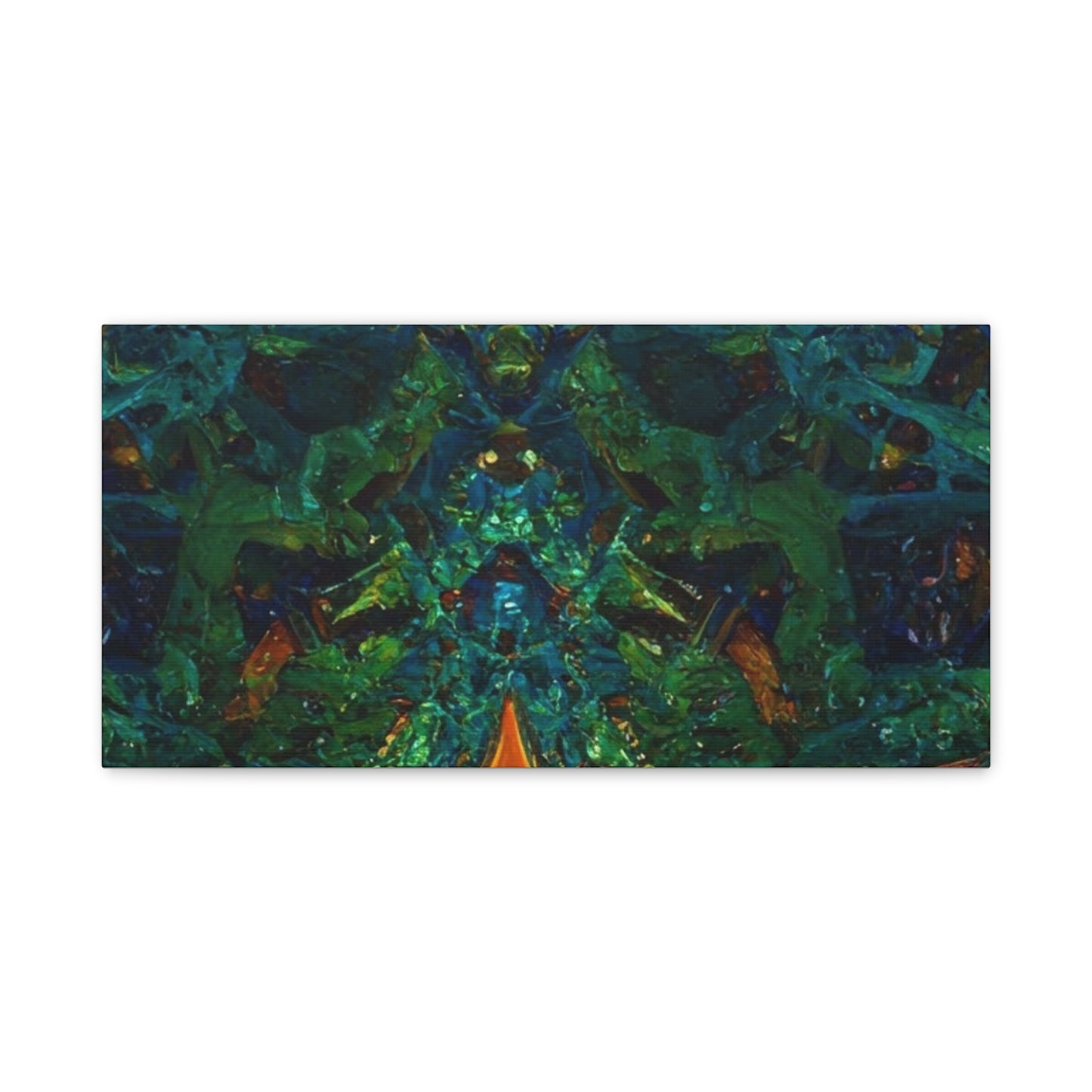 Vibrant Abstract Fractal Art Canvas Print