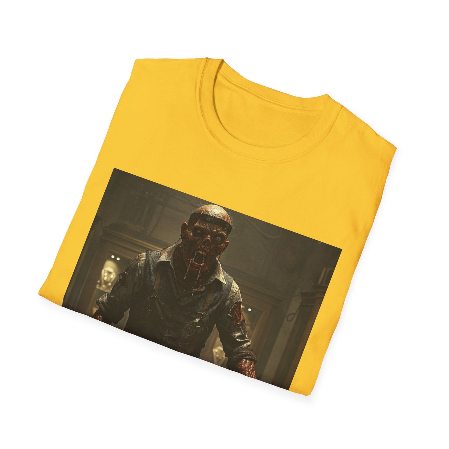 Unisex Horror-Themed Softstyle T-Shirt - Perfect for Halloween and Cosplay