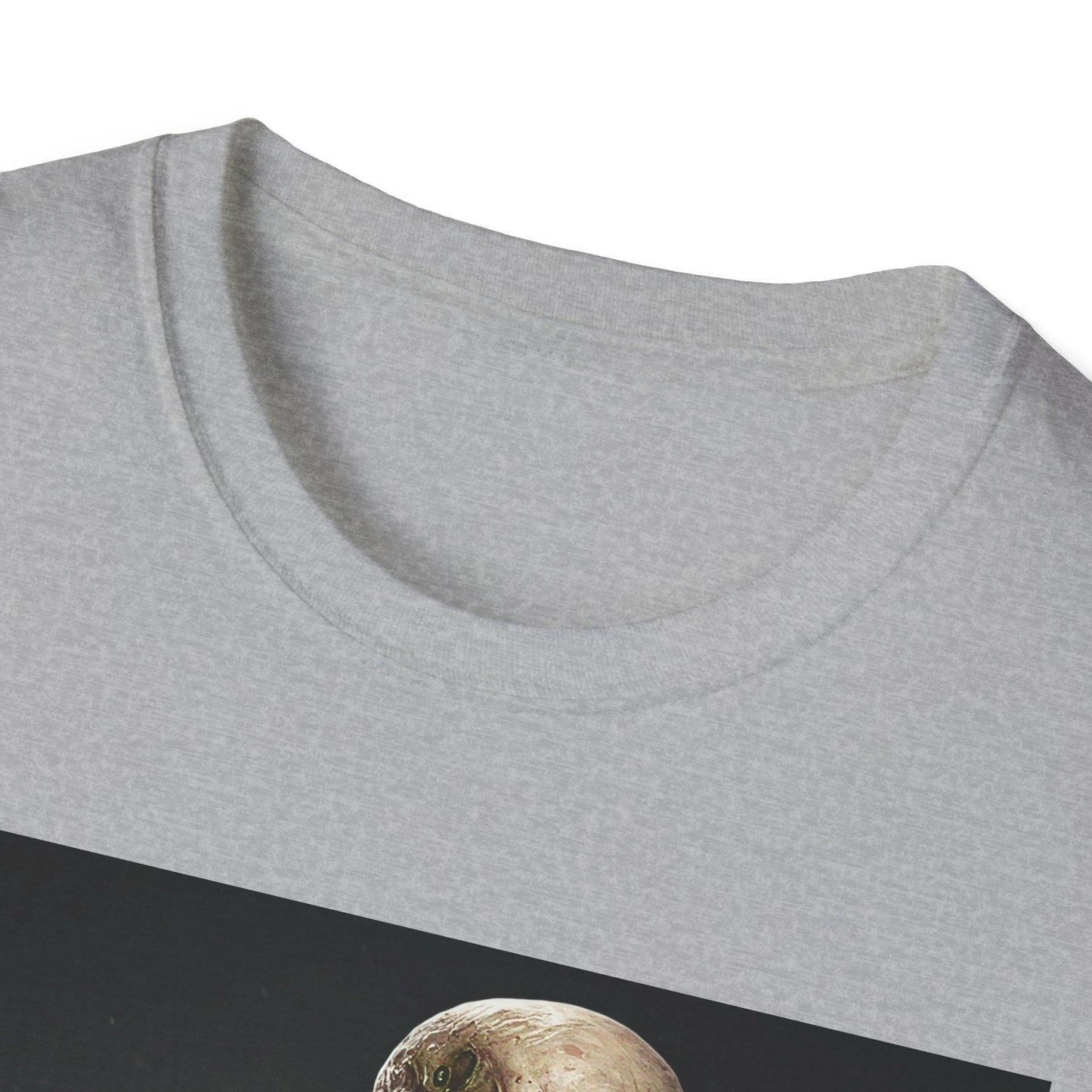 Apocalyptic Portrait Tee, bold, decaying zombie graphic