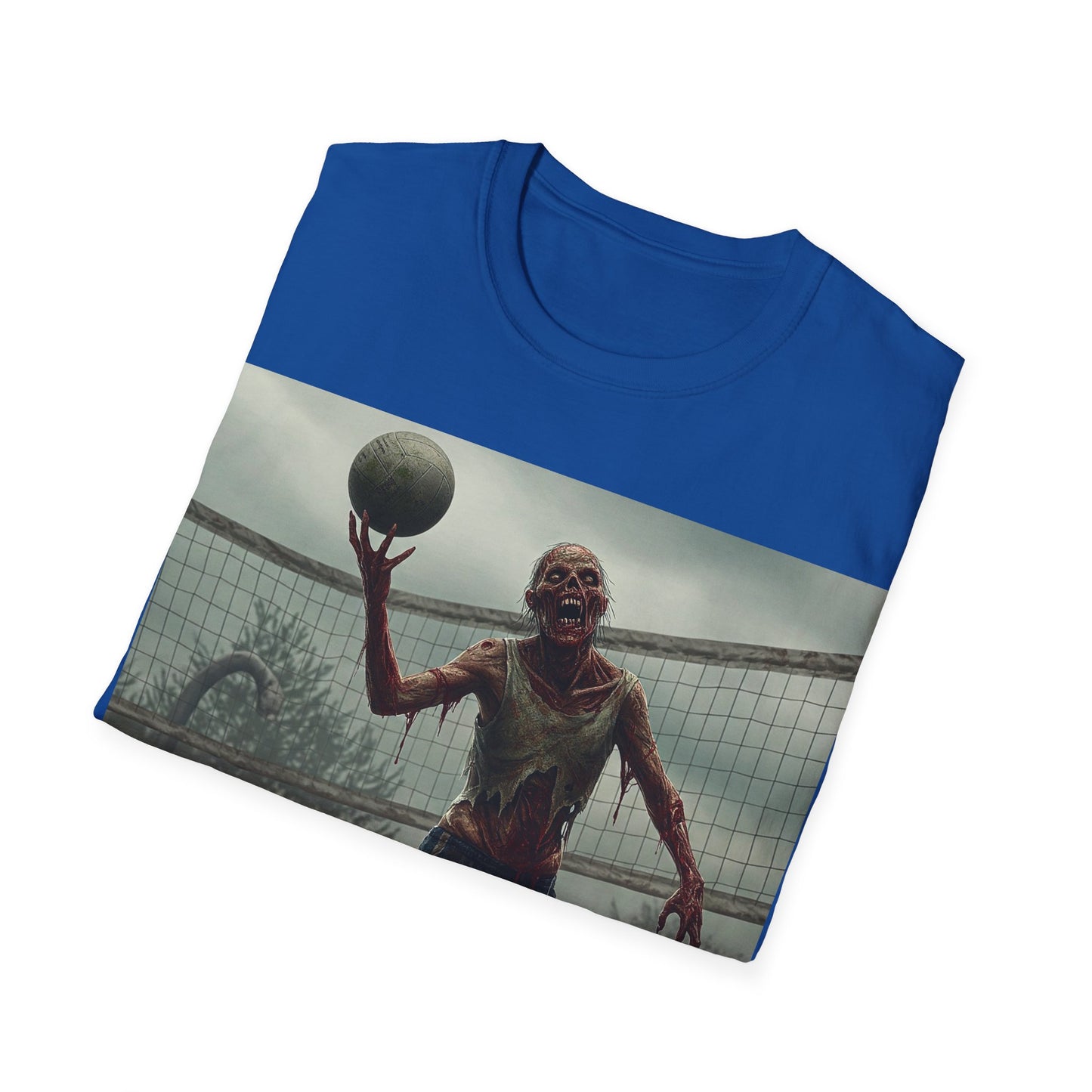 UK - Zombie Basketball Unisex Softstyle T-Shirt | Horror Graphic Tee