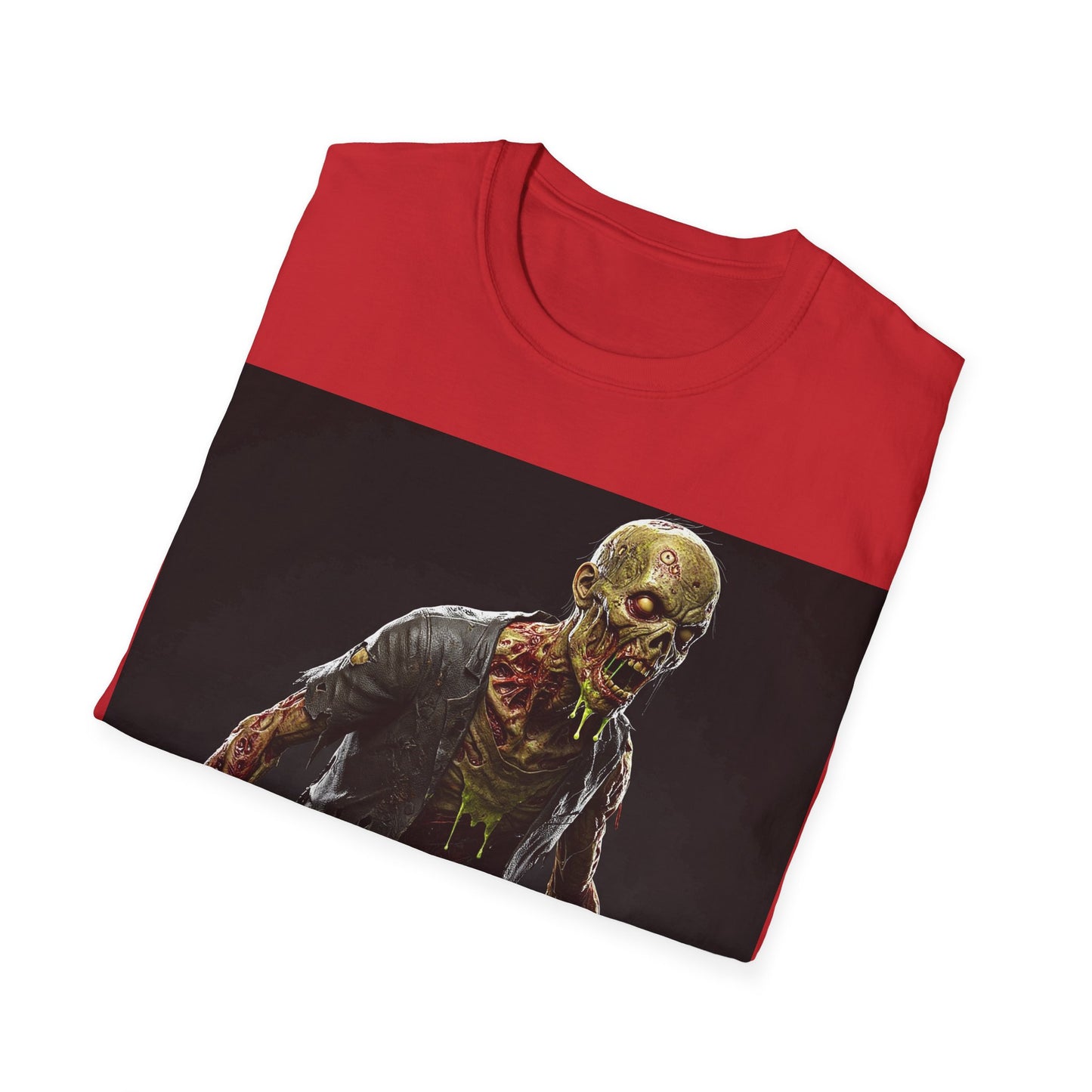 UK - Zombie Graphic Unisex Softstyle T-Shirt | Perfect for Halloween and Horror Fans