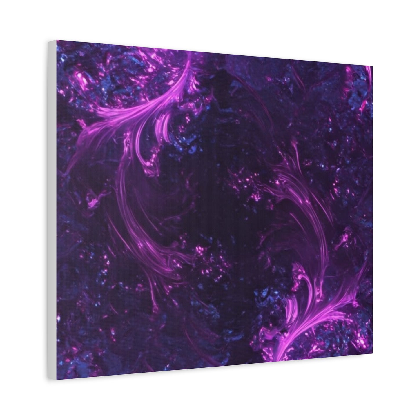 Abstract Purple Fractal Canvas Print - Artistic Wall Décor