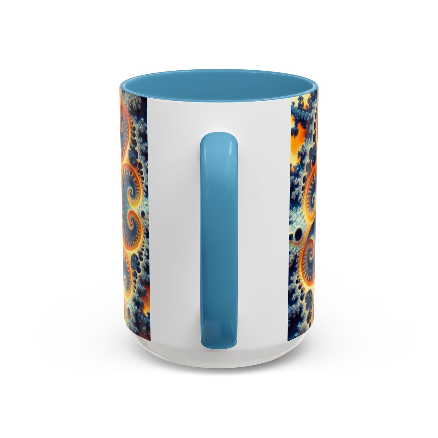 Vibrant Abstract Accent Coffee Mug - Unique 11 & 15oz Design for Art Lovers