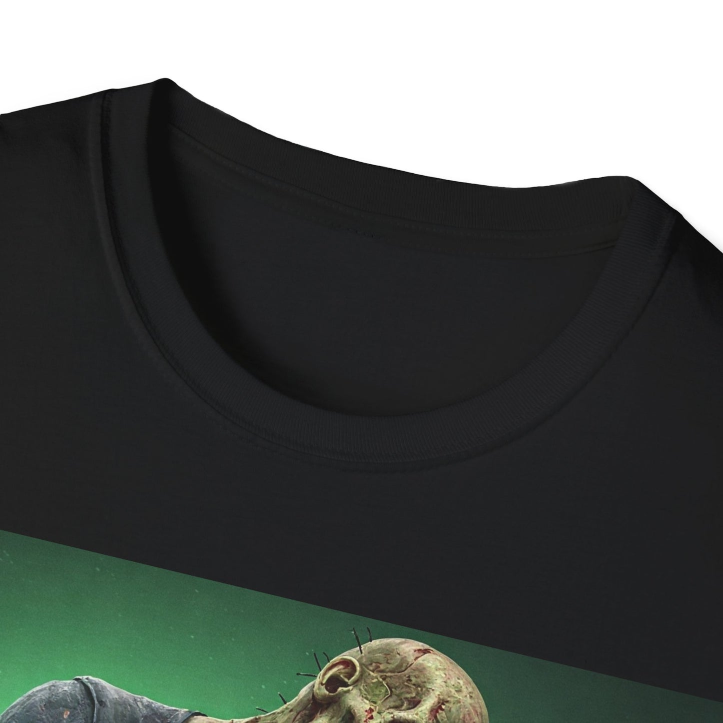 UK - Zombie Rocker Apocalyptic Portrait Tee, bold, decaying zombie graphic
