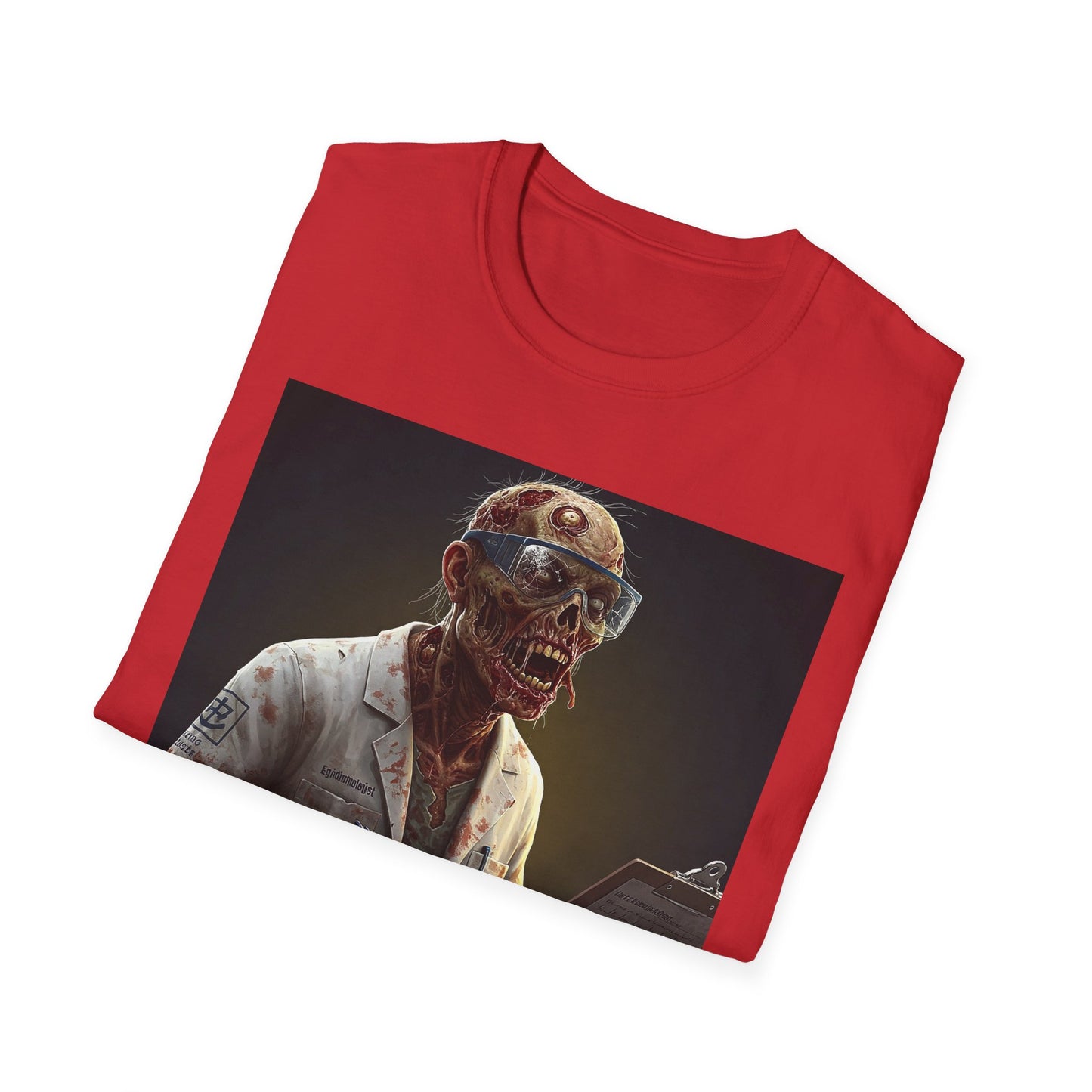Zombie Doctor Graphic T-Shirt for Horror Fans
