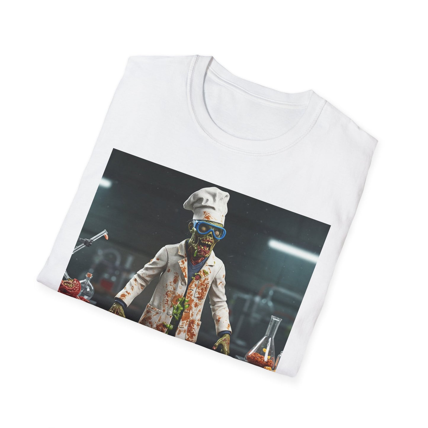 Zombie Chef Unisex Softstyle T-Shirt - Fun Halloween Casualwear
