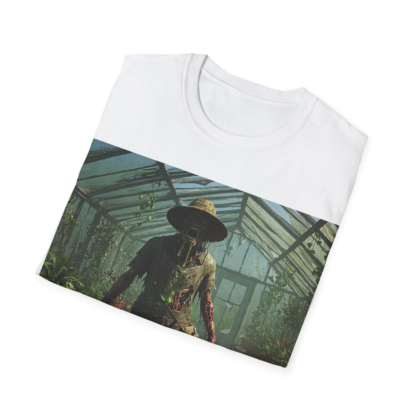 UK - Unisex Softstyle T-Shirt - Gothic Scarecrow Graphic Tee