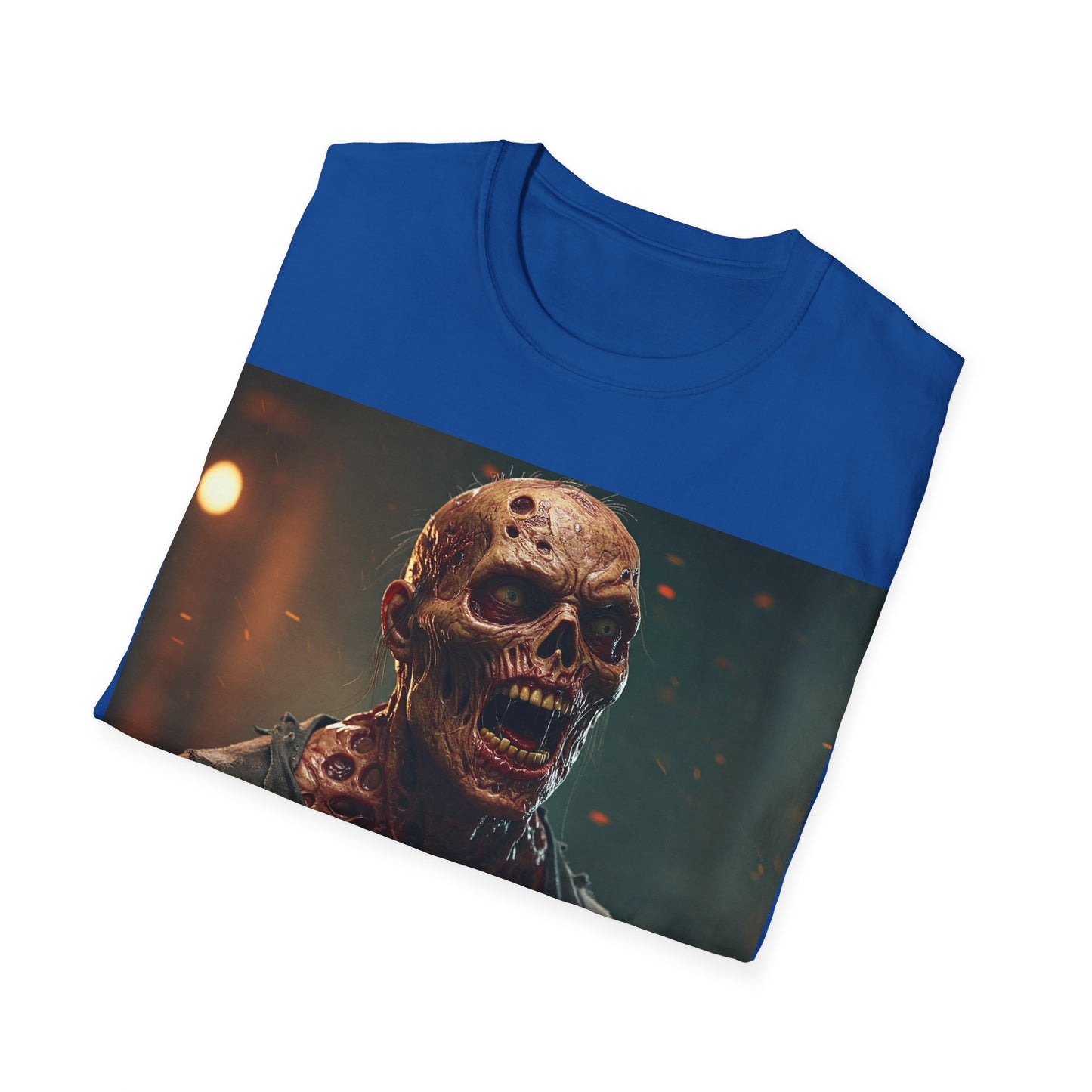 UK - Creepy Skull Apocalyptic Portrait Tee, bold, decaying zombie graphic