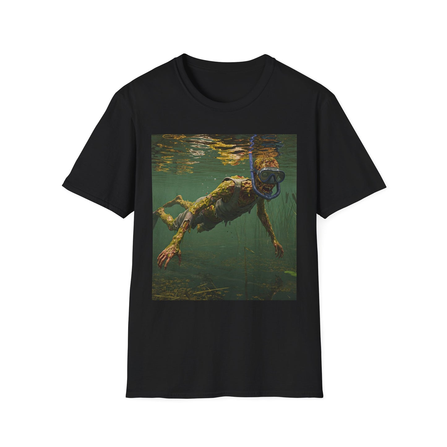Underwater Explorer Unisex Softstyle T-Shirt - Nature Lover Graphic Tee