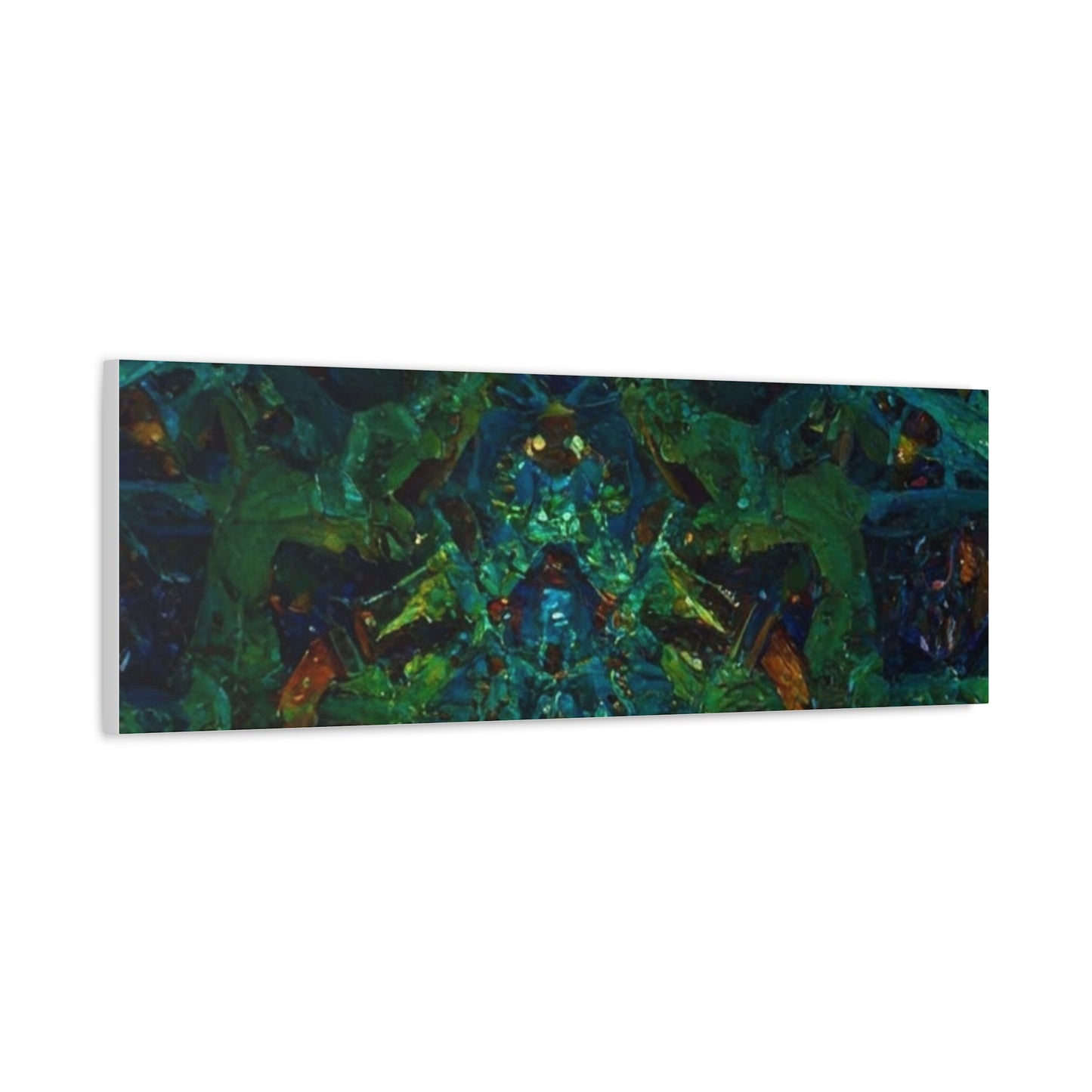 Vibrant Abstract Fractal Art Canvas Print