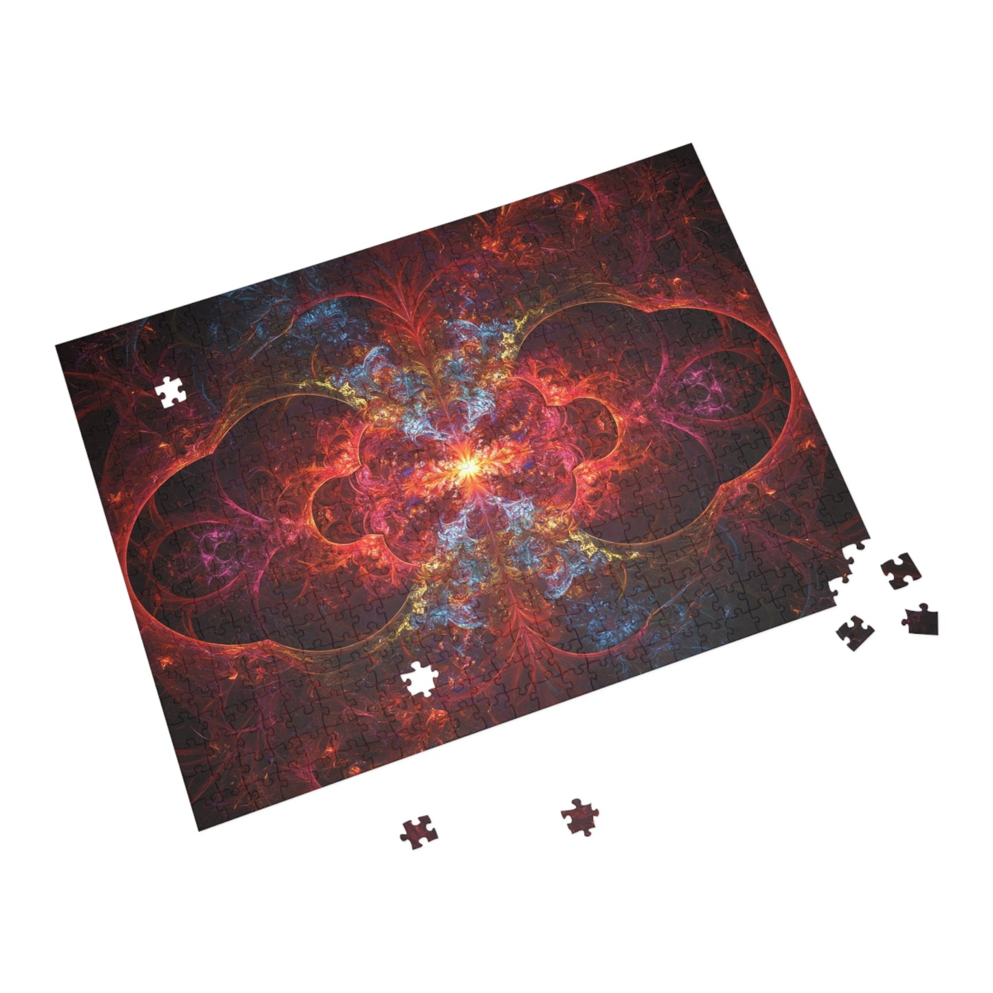 Vibrant Abstract Puzzle - 96/252/500/1000 Piece Jigsaw for Relaxation and Fun