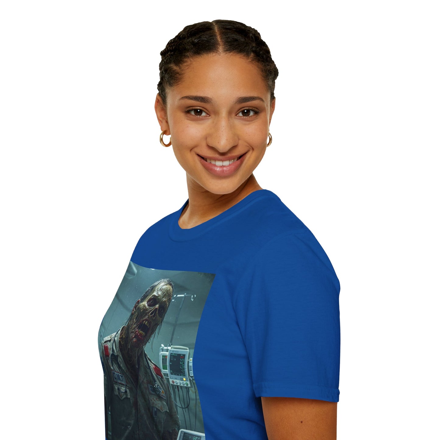 Unisex Horror Graphic T-Shirt - Creepy Zombie Design
