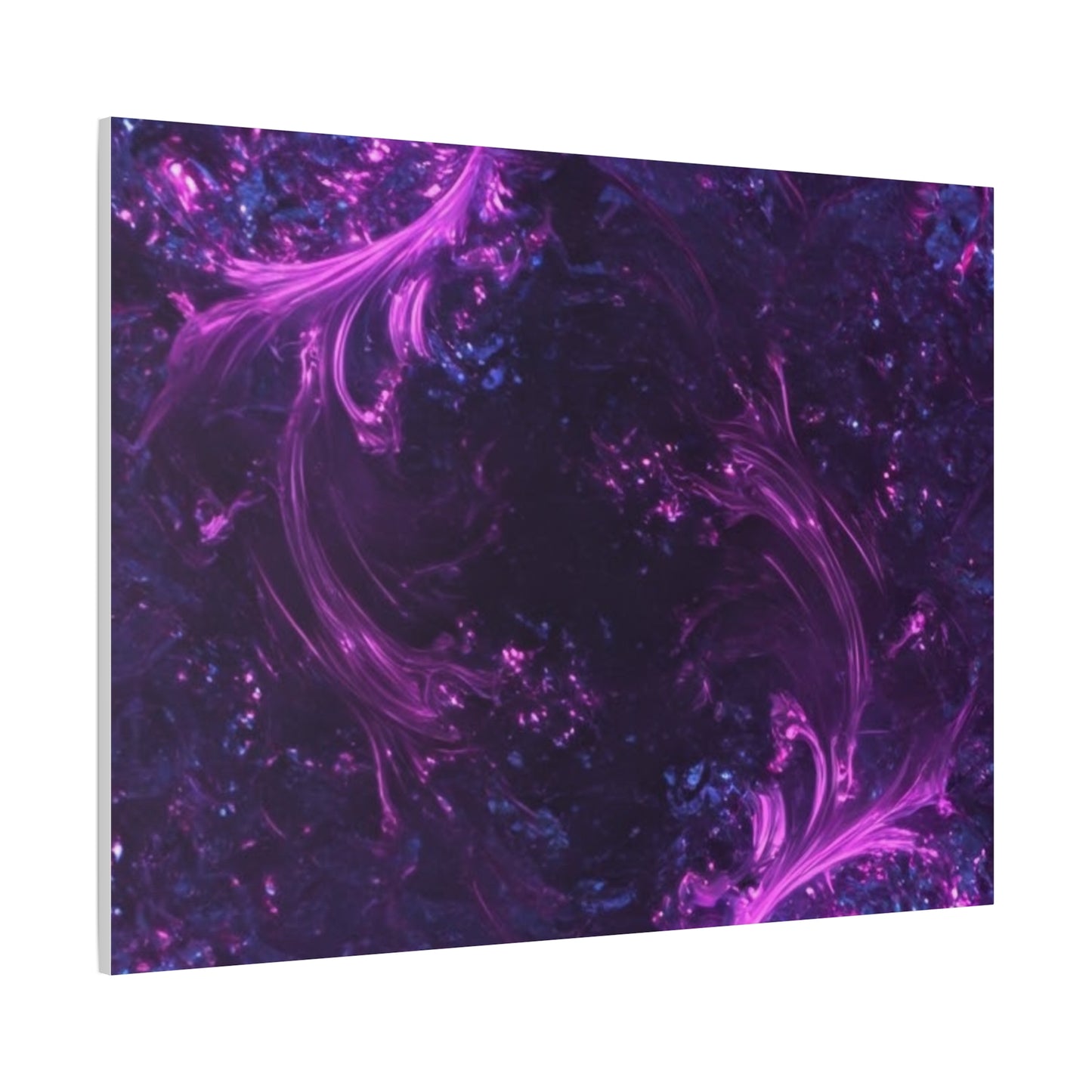 Abstract Purple Fractal Canvas Print - Artistic Wall Décor