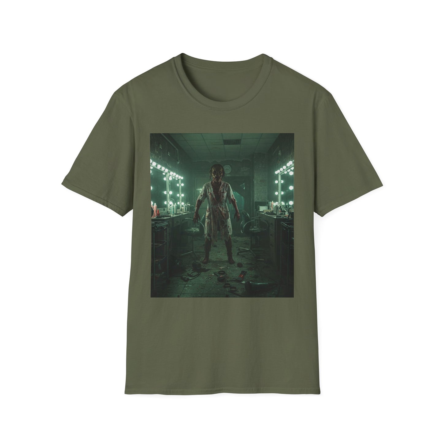 Creepy Horror Unisex Softstyle T-Shirt - Perfect for Halloween