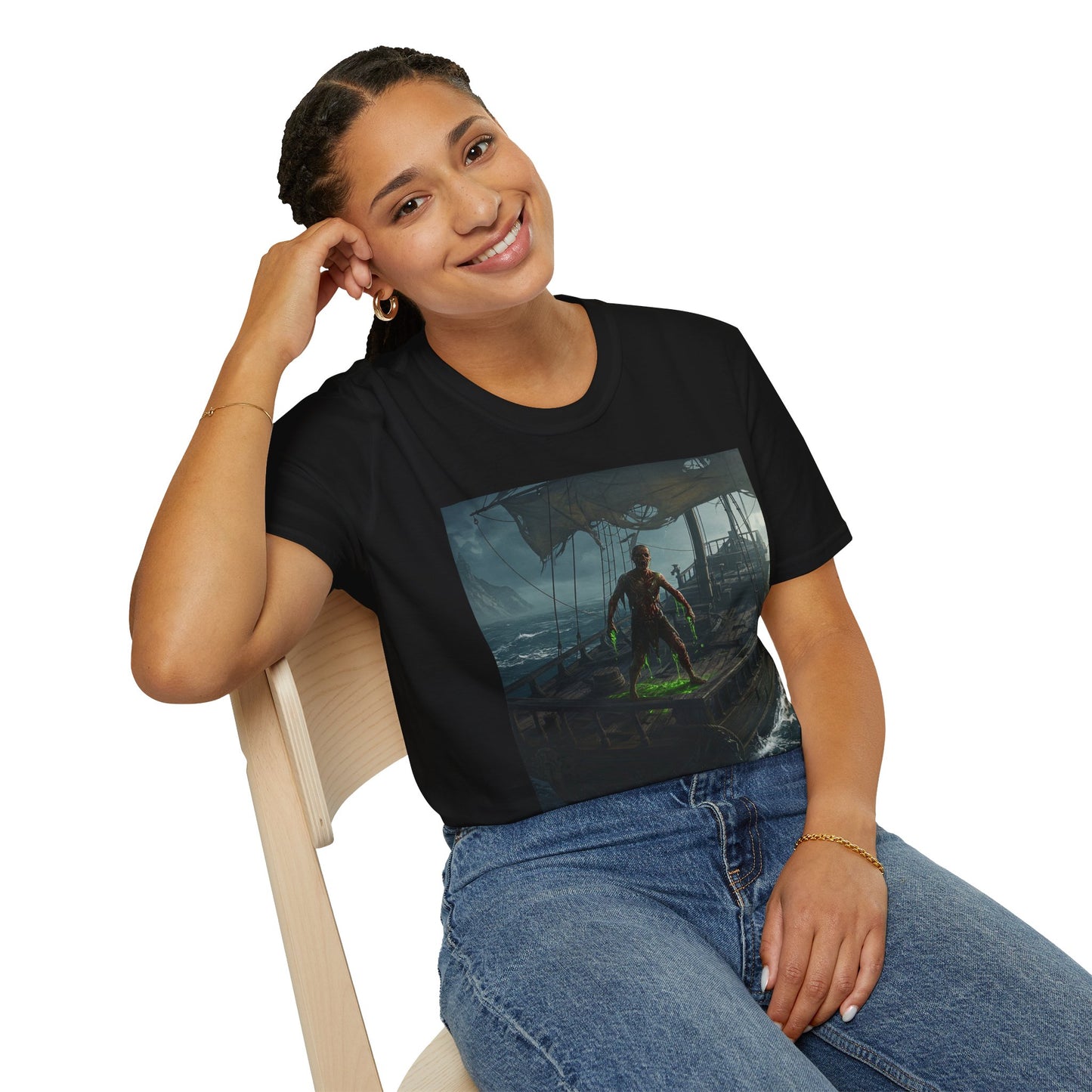 Adventurous Pirate Graphic Unisex T-Shirt - Perfect for Sea Lovers!
