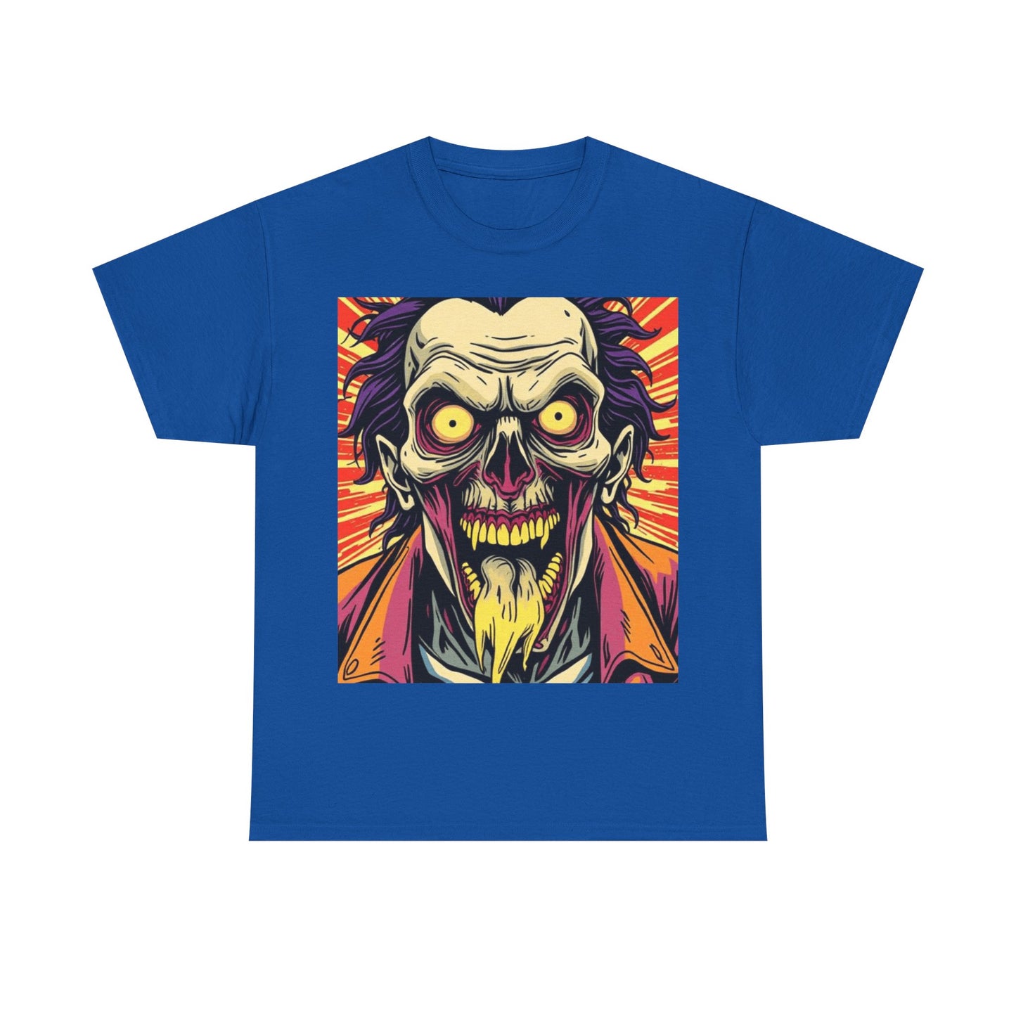 UK - Spooky Graphic Unisex Heavy Cotton Tee - Halloween Inspired Design