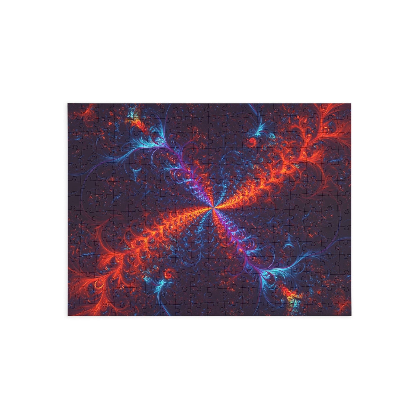 Vibrant Abstract Fractal Puzzle - 96, 252, 500, 1000-Piece Options