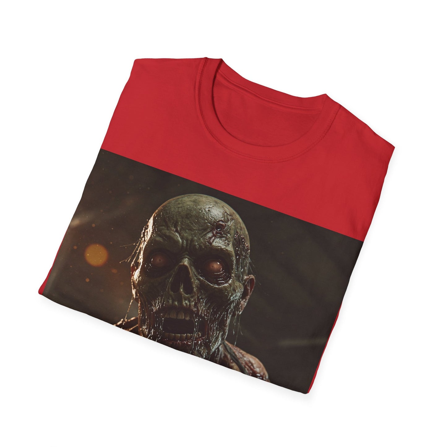 UK - Unisex Zombie Graphic Softstyle T-Shirt | Perfect for Halloween & Horror Fans
