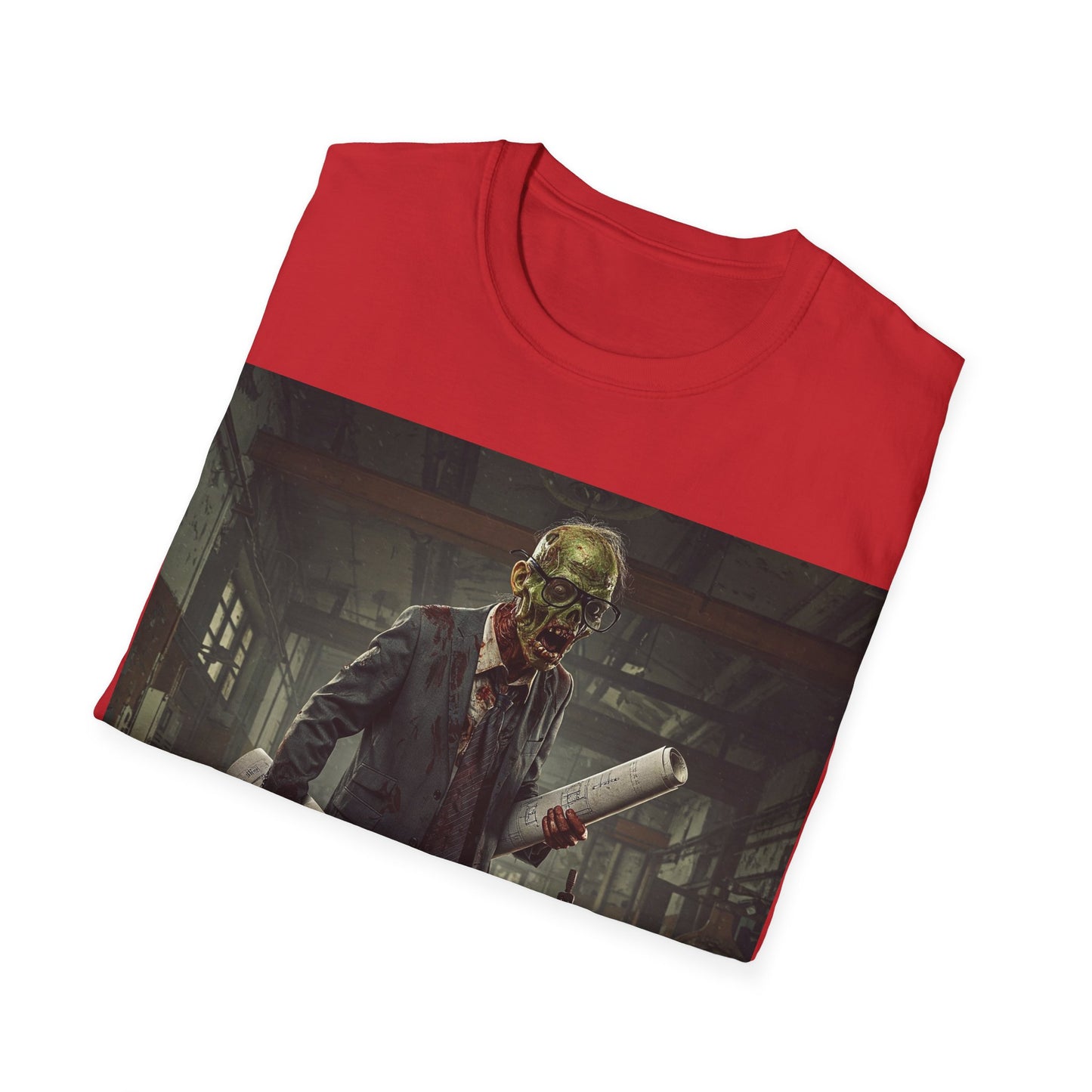 UK - Zombie Apocalypse Unisex Softstyle T-Shirt - Perfect for Halloween and Horror Fans