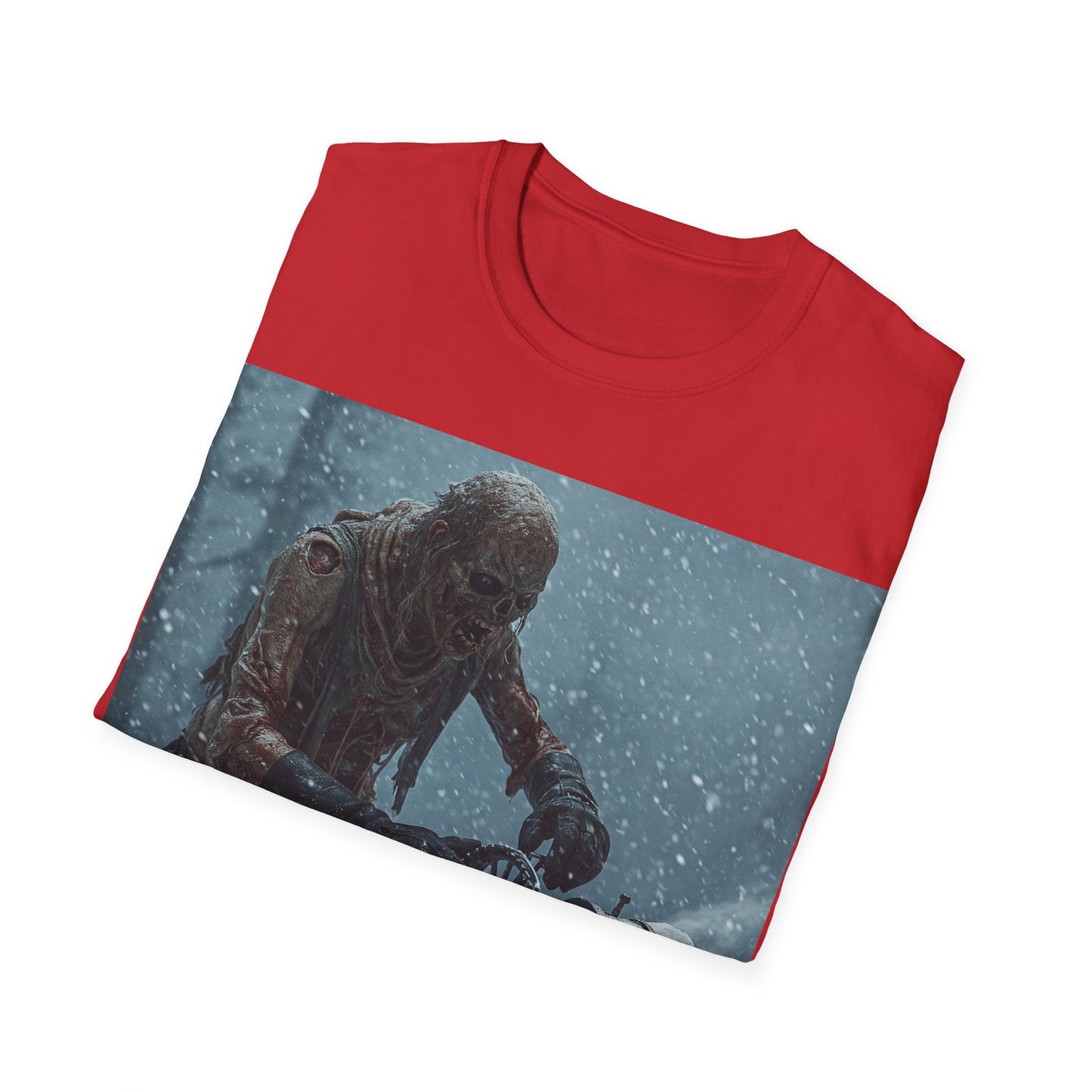 UK - Unisex Softstyle T-Shirt | Snowy Scene Fan Tee
