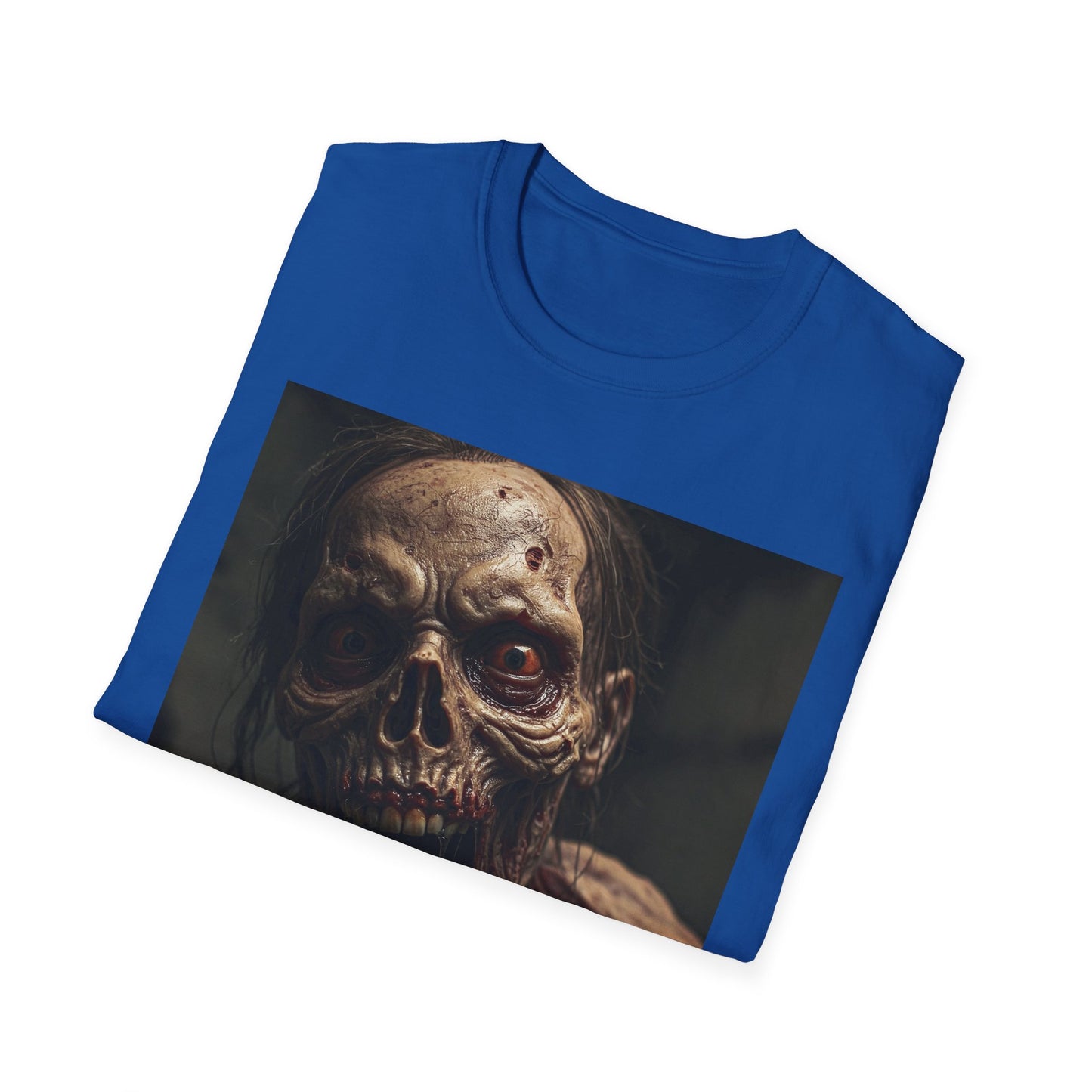 Apocalyptic Portrait Tee, bold, decaying zombie graphic