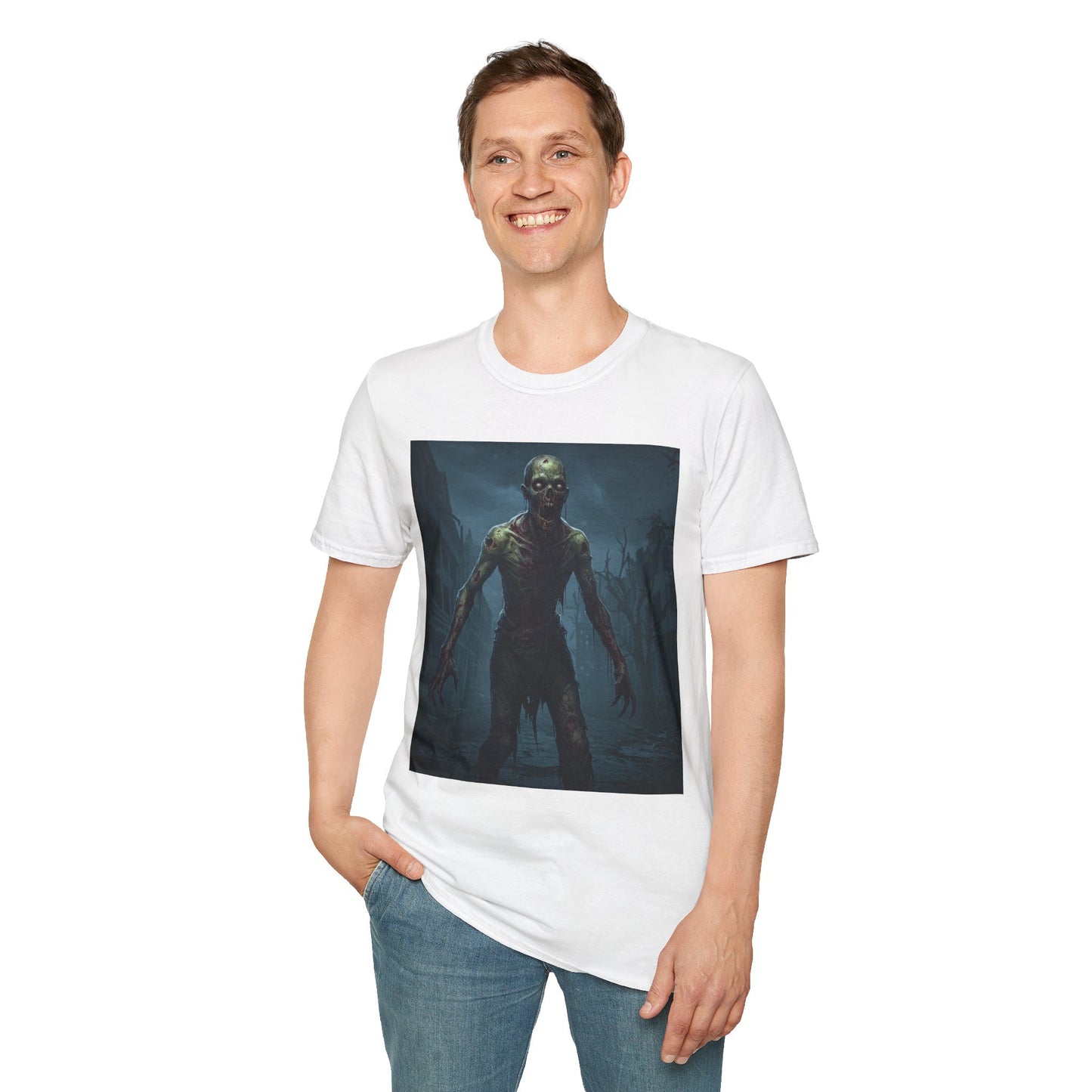 Zombie Apocalypse Unisex Softstyle T-Shirt - Perfect for Horror Lovers