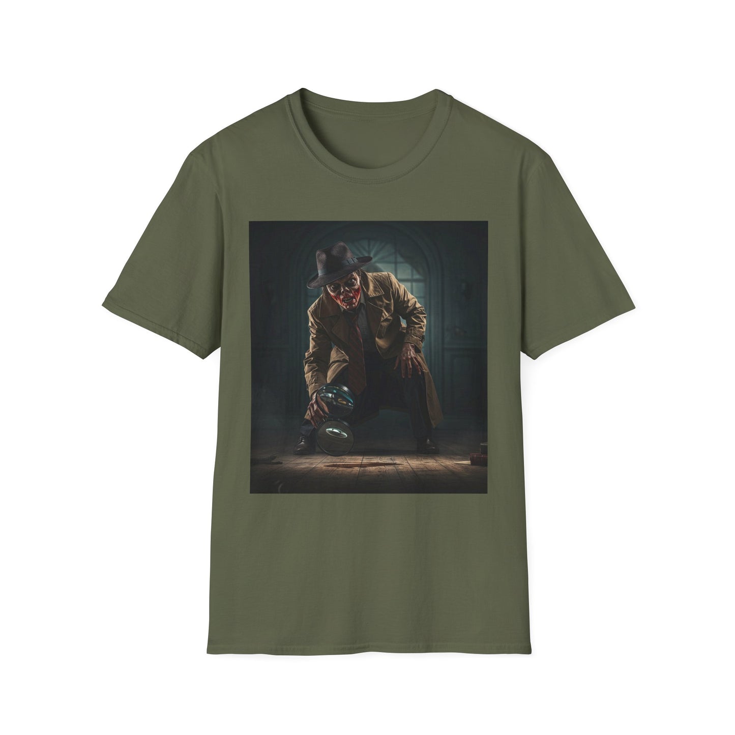 Unisex Horror-Themed Softstyle T-Shirt - Perfect for Halloween and Horror Fans