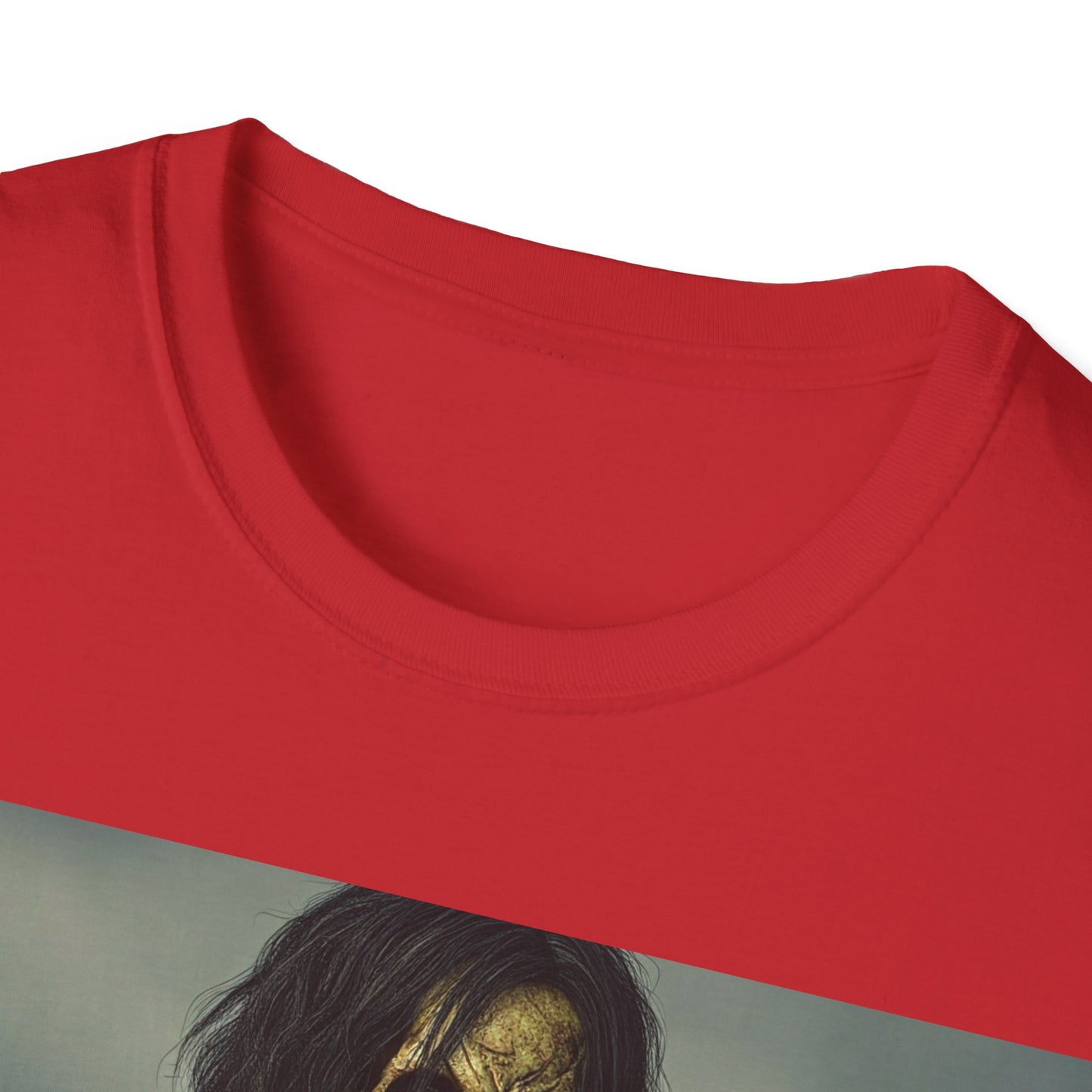 UK - Zombie Apocalyptic Portrait Tee, bold, decaying zombie graphic