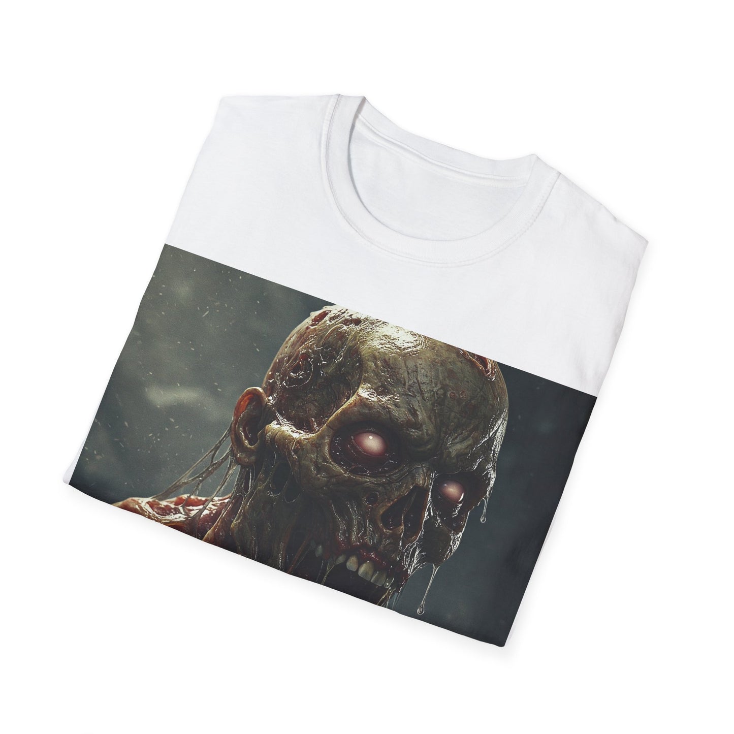 UK - Zombie Graphic Unisex T-Shirt - Perfect for Halloween and Horror Fans