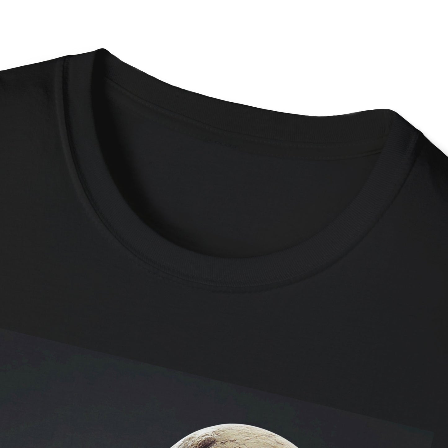 Creepy Skeleton Graphic Unisex Softstyle T-Shirt - Perfect for Halloween & Horror Fans
