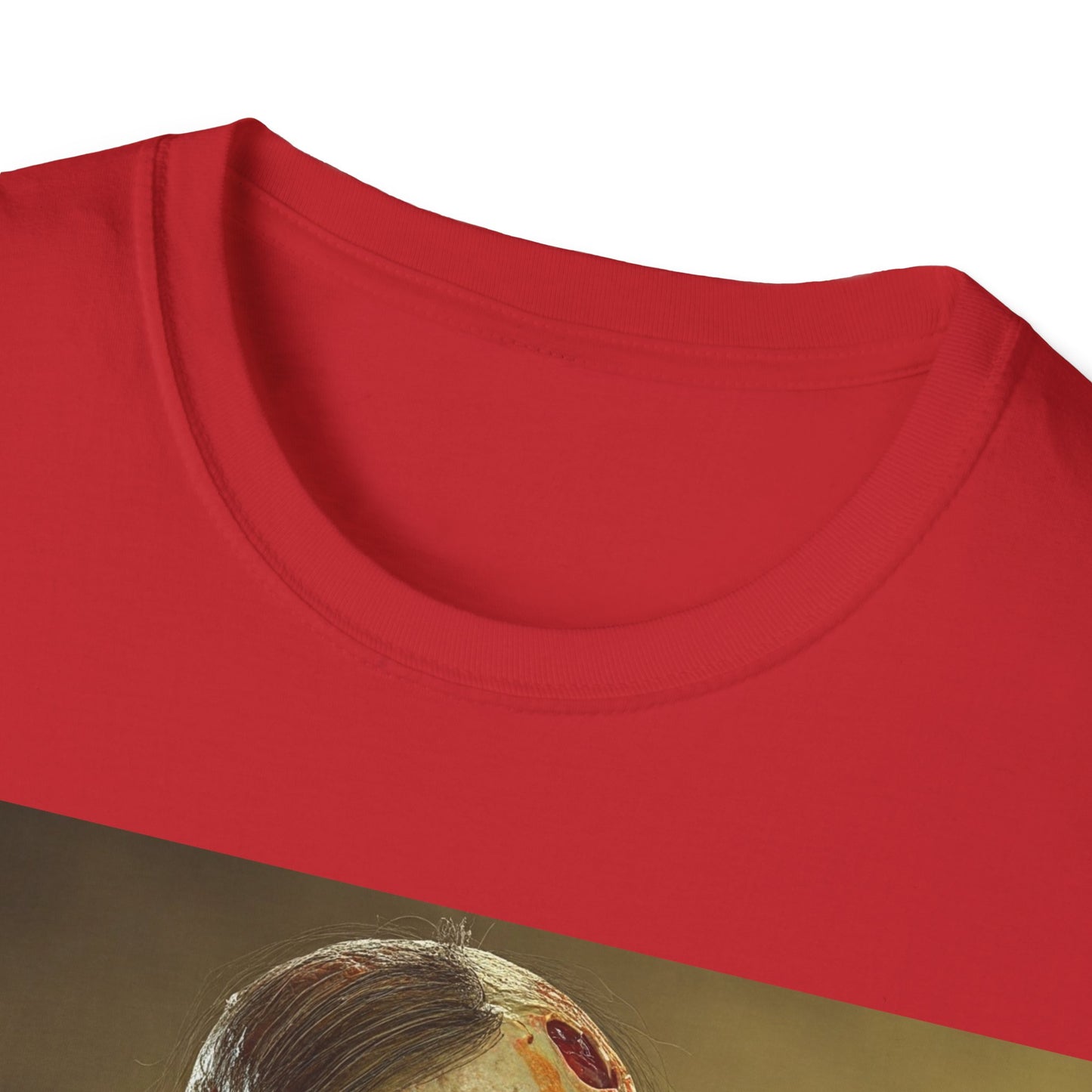 UK - Zombie Reader Apocalyptic Portrait Tee, bold, decaying zombie graphic