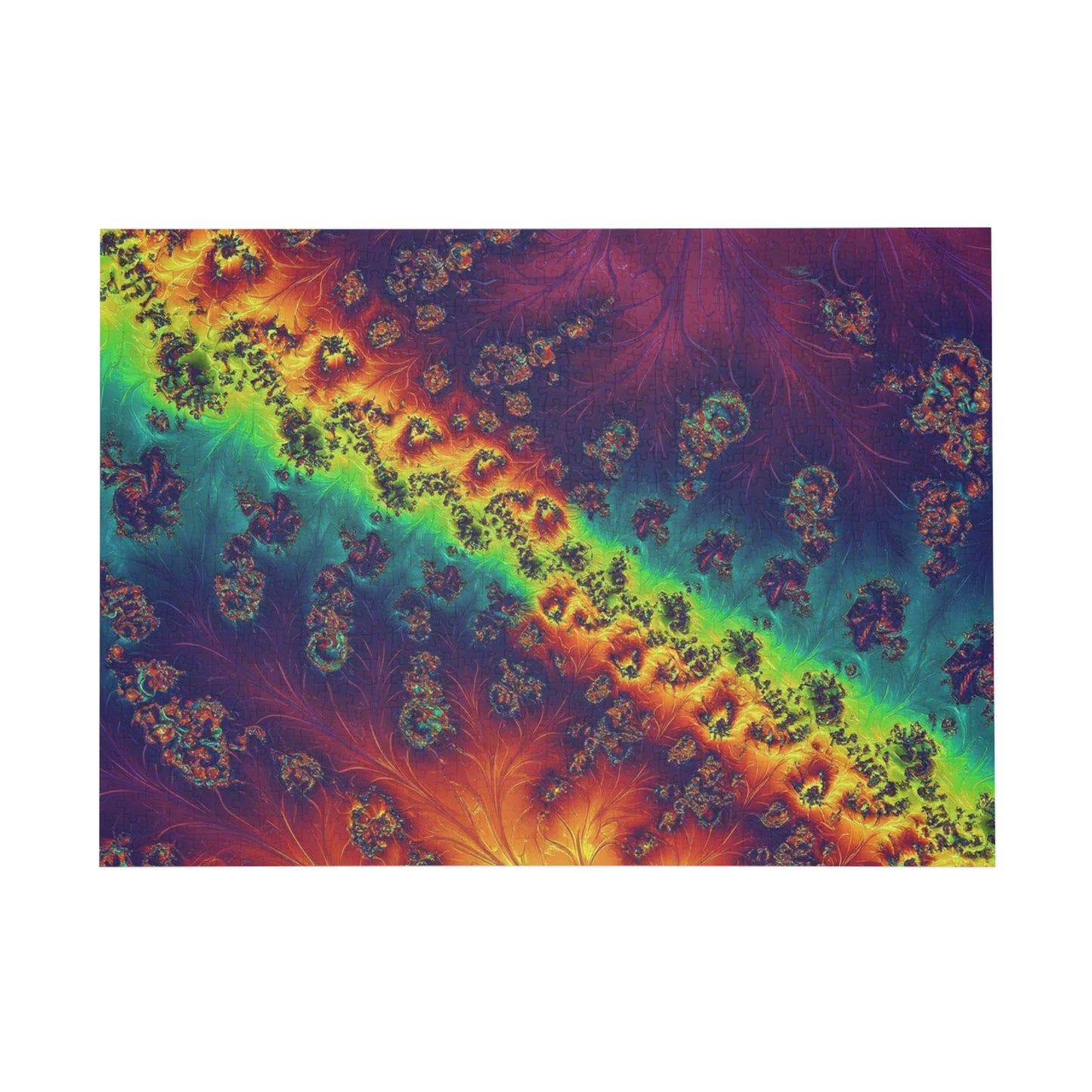 079- Fractal Puzzle (96, 252, 500, 1000-Piece) - Fun Family Activity and Gift