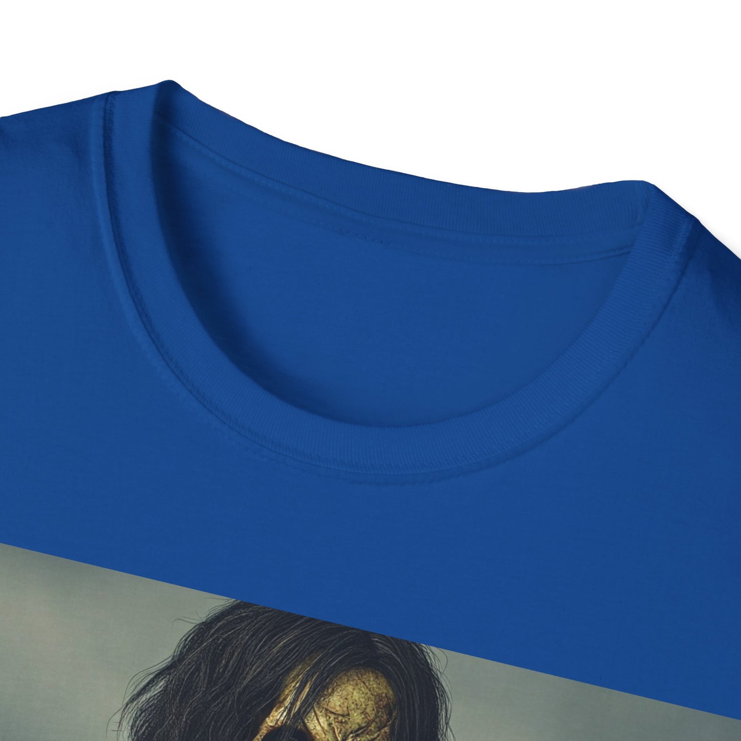UK - Zombie Apocalyptic Portrait Tee, bold, decaying zombie graphic