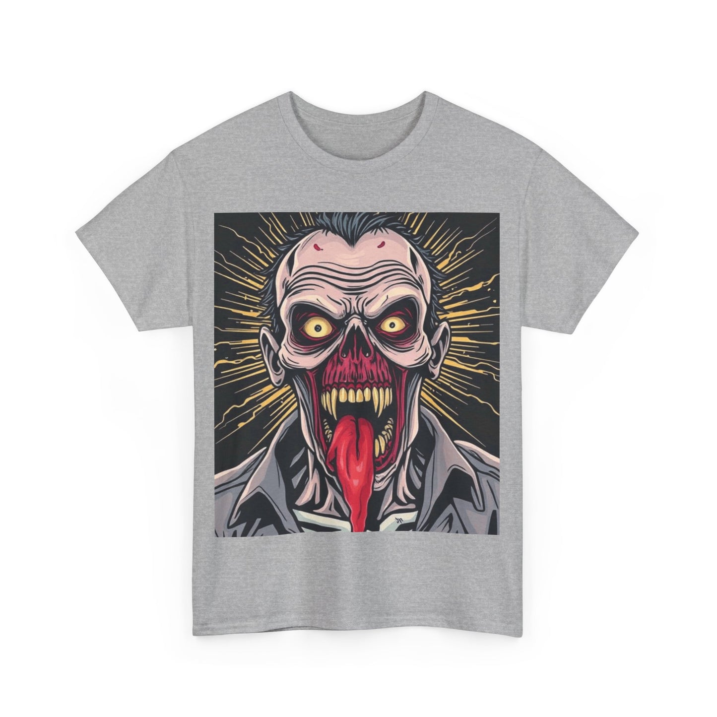 UK - Vintage Horror Graphic Unisex Heavy Cotton Tee
