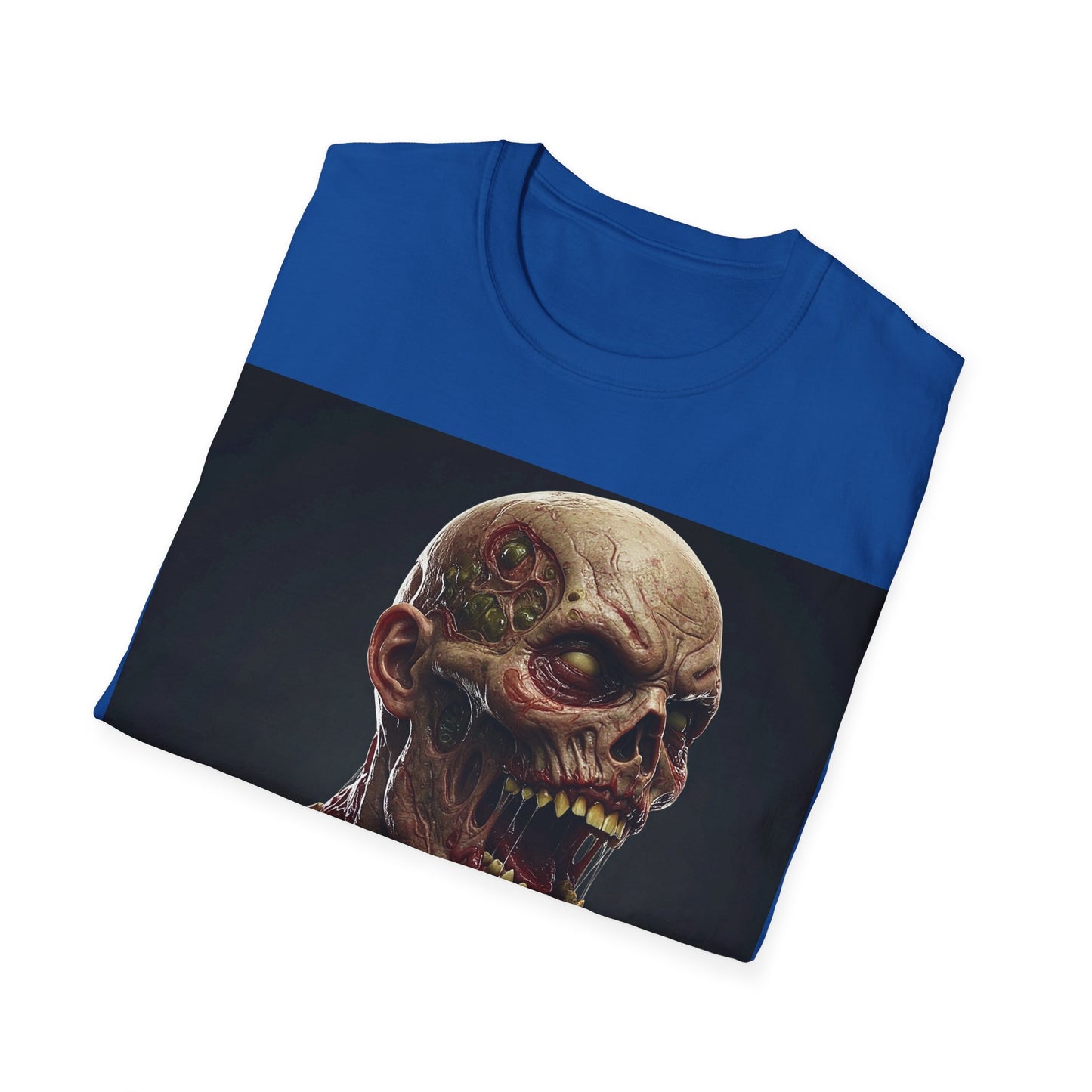 UK - Zombie Graphic Unisex Softstyle T-Shirt | Horror Movie Fan Apparel