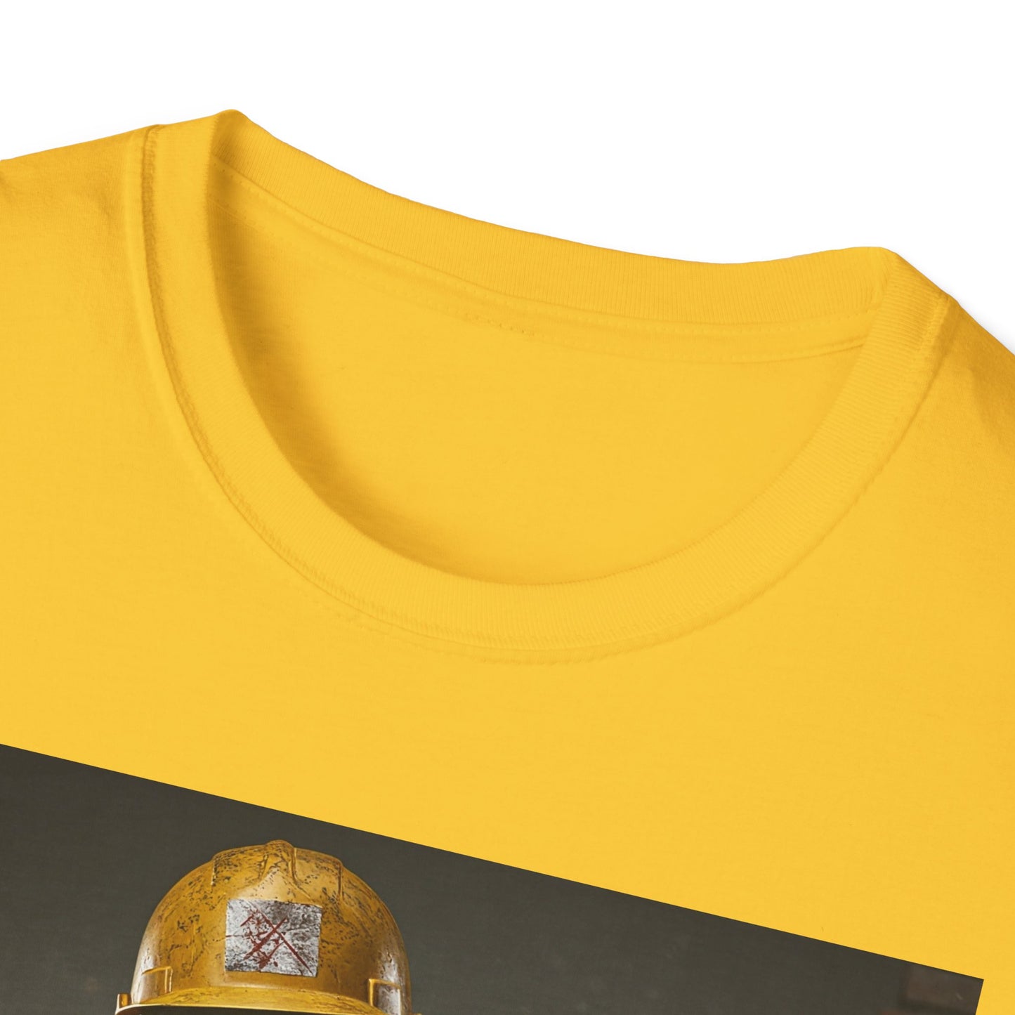 Zombie Construction Worker Unisex Softstyle T-Shirt