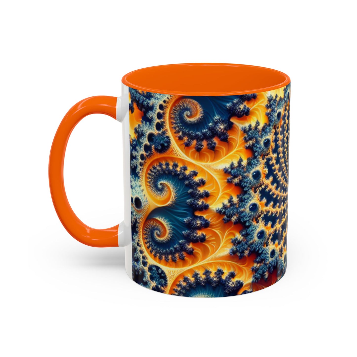 Vibrant Abstract Accent Coffee Mug - Unique 11 & 15oz Design for Art Lovers