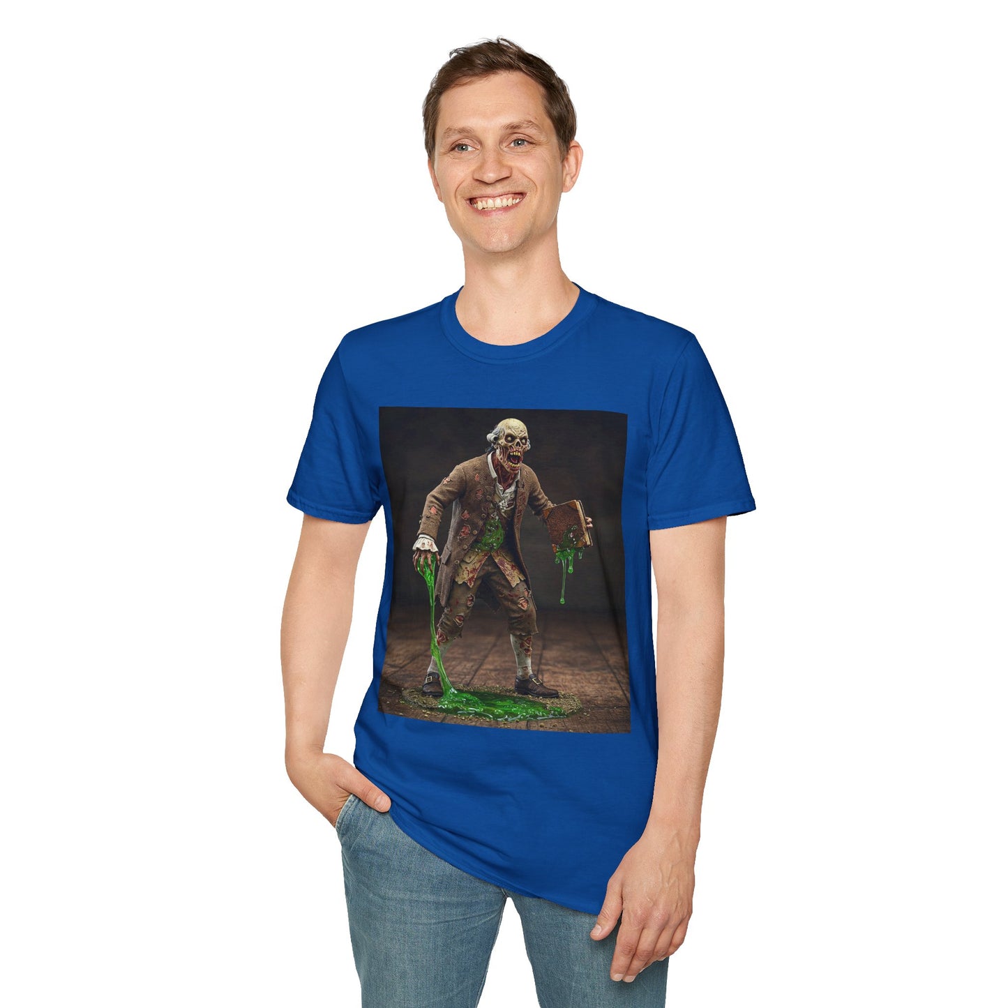 Zombie Science Unisex Softstyle T-Shirt - Spooky Halloween Apparel