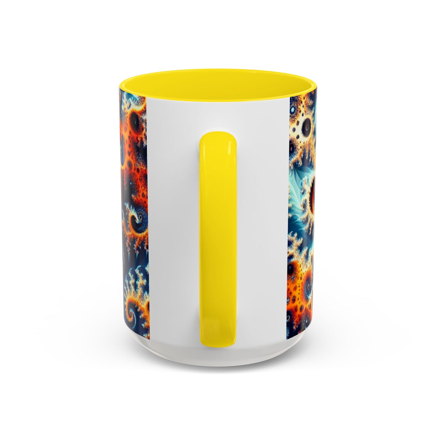 Vibrant Spiral Design Coffee Mug - 11/15oz Ceramic Accent Cup for Art Lovers