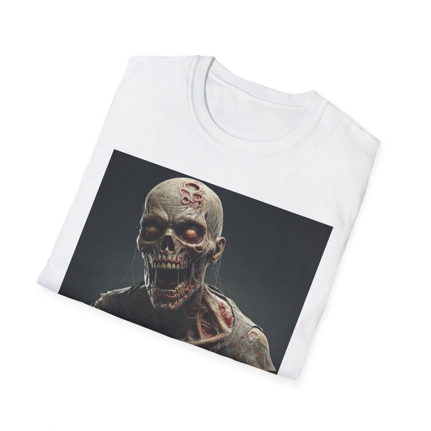 Zombie Graphic Unisex Softstyle T-Shirt | Perfect for Halloween and Horror Fans