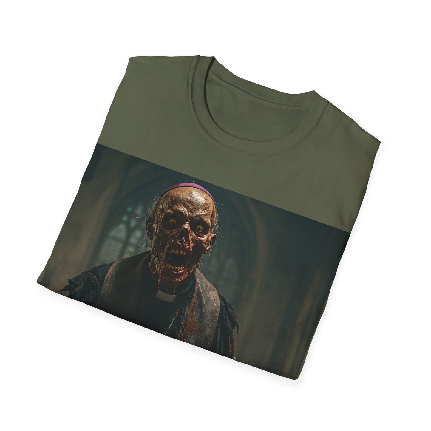 UK - Unisex Horror Graphic T-Shirt - Spooky Skeleton Design