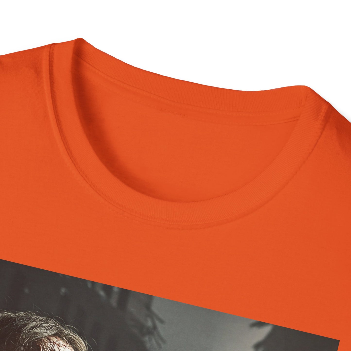 Apocalyptic Portrait Tee, bold, decaying zombie graphic