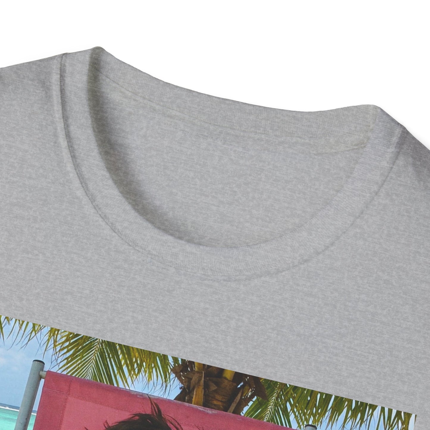 Chill Zombie Unisex Softstyle T-Shirt - Perfect for Beach Days & Halloween